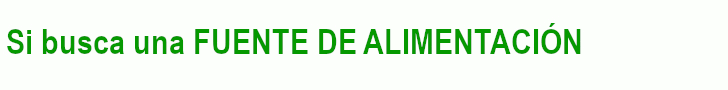 Especial fuentes de alimentación