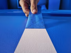 Cinta adhesiva de precisión ScotchBlue PROSharp con Edge-Lock+