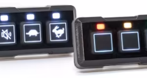 Teclado CAN programable SK51 con cinco botones táctiles RGB