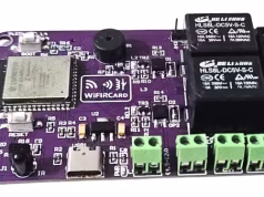 Placa WiFi IR de relés duales WiFiRCard