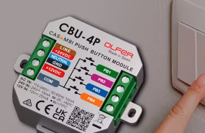 Módulo de pulsadores CBU-4P para control con Casambi